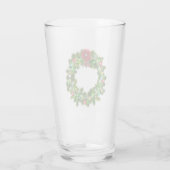 Gedeormeerd kerstfeestmaal glas (Achterkant)