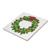 Gedeormeerd kerstfeestmaal tegeltje (Zijkant)