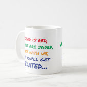 Gedesd krijgen - Zonnekoffie-Mok Koffiemok (Voorkant links)