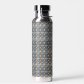 Gedesmuleerde hoeden van grijze modderkleding waterfles (Links)