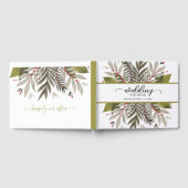 Gedesnoepte botanische bruiloft gastenboek (Volledig)