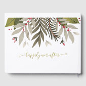 Gedesnoepte botanische bruiloft gastenboek (Achterkant)