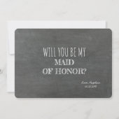 Gedesorganiseerd / Grappig bruidsmeisje / Maid of  Kaart (Achterkant)