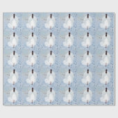 Gedespt engel en sterren 2 Verpakkingspapier Cadeaupapier (Vlak)