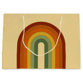 Gedesthetisch gelaagde regenboog in de vorm van Re Groot Cadeauzakje (Voorkant)