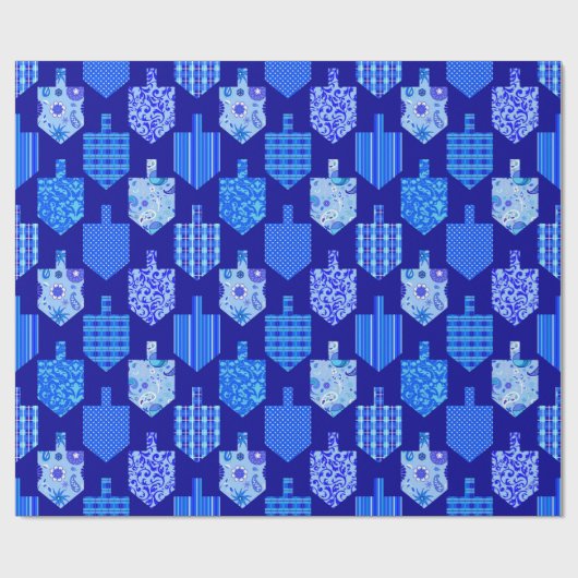 Gedestilleerd blauw cadeaupapier (Vlak)