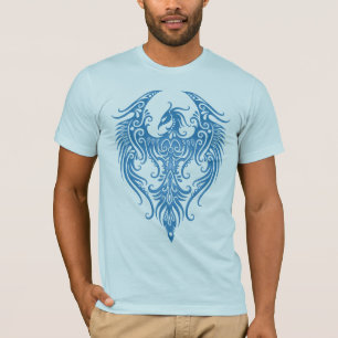 Gedestilleerd blauw stammenPhoenix T-shirt