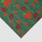 Gedestilleerd papier rode appels (Detail)