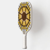 Gedestilleerd plafond pickleball paddle (Links)