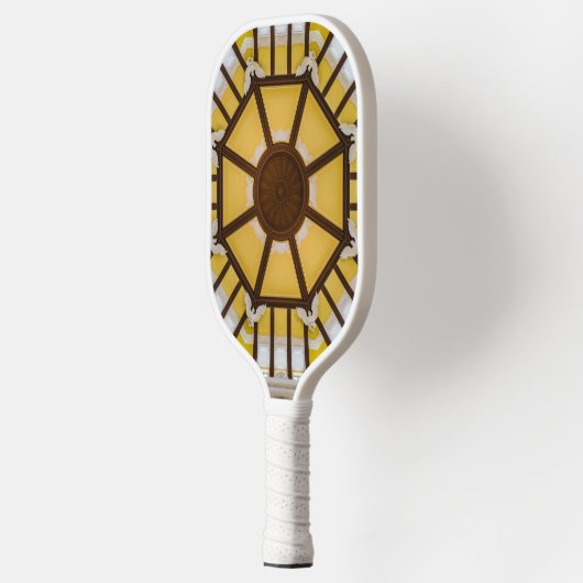Gedestilleerd plafond pickleball paddle (Links)