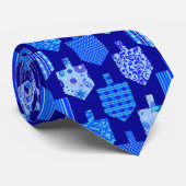 Gedestilleerde Dreidels Blue-Stropdas Stropdas (Opgerold)