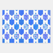 Gedestilleerde Dreidels White Inpakpapier Vel (Voorkant)