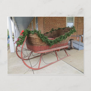 Gedestilleerde slee. Carroll County Boerderij Muse Briefkaart