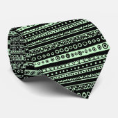 Gedestilleerde strips - Bleek Mint Green Stropdas (Opgerold)