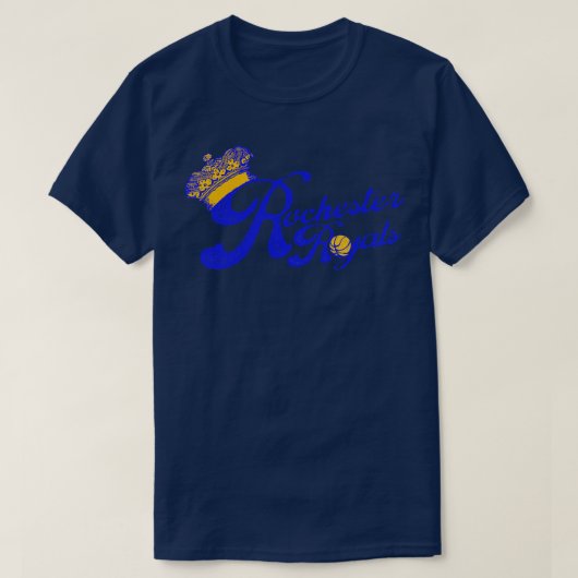 Gedestructeerde Rochester Royals Basketbalteam 1 T-shirt (Design voorkant)