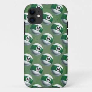 Gedetailleerd 14-balpatroon iPhone 11 hoesje