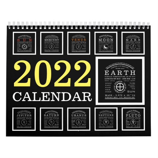 Gedetailleerd astronomisch symbool kalender (Hoes)