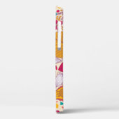 Gedetailleerd bloemenpatroonontwerp Case-Mate iPhone case (Achterkant / Links)