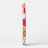 Gedetailleerd bloemenpatroonontwerp Case-Mate iPhone case (Achterkant / Rechts)
