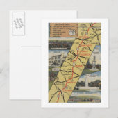 Gedetailleerd Briefkaart van Route 15 (Voorkant / Achterkant)