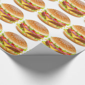 Gedetailleerd burgerontwerp cadeaupapier (Hoek)