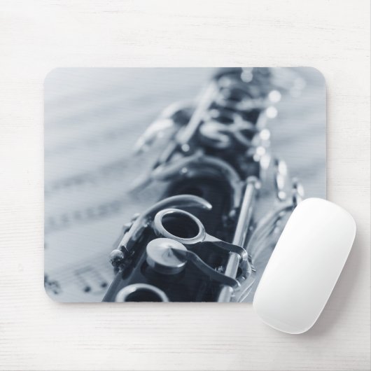 Gedetailleerd Clarinet Muismat (Met muis)