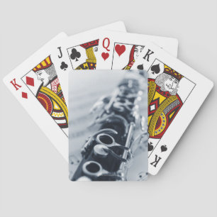 Gedetailleerd Clarinet Pokerkaarten