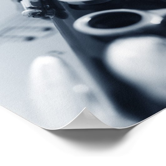 Gedetailleerd Clarinet Poster (Hoek)