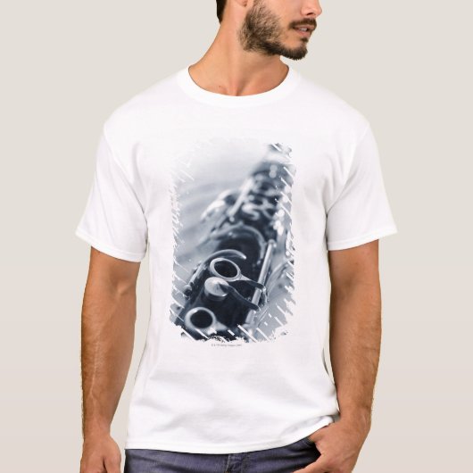 Gedetailleerd Clarinet T-shirt (Voorkant)