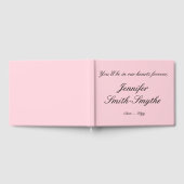 Gedetailleerd en elegant condoleanceboek gastenboek (Volledig)