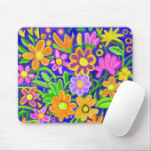 Gedetailleerd Floral design Muismat (Met muis)