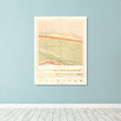 Gedetailleerd Geologisch Datablad XII Canvas Afdruk (Insitu (Houten vloer))