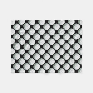 Gedetailleerd Golfbalpatroon Fleece Deken