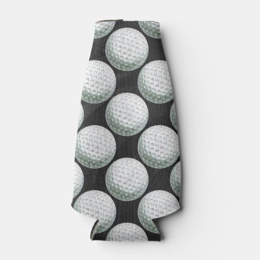 Gedetailleerd Golfbalpatroon Flesjeskoeler (Voorkant)