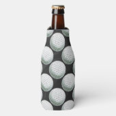Gedetailleerd Golfbalpatroon Flesjeskoeler (Fles Voorkant)