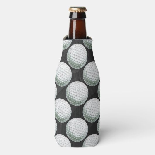 Gedetailleerd Golfbalpatroon Flesjeskoeler (Fles Voorkant)