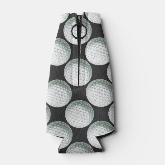 Gedetailleerd Golfbalpatroon Flesjeskoeler (Achterkant)