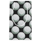 Gedetailleerd Golfbalpatroon Klein Cadeauzakje (Voorkant)