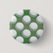 Gedetailleerd Golfbalpatroon Ronde Button 3,2 Cm (Voorkant)