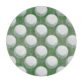 Gedetailleerd Golfbalpatroon Snijplank (Voorkant)