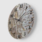 Gedetailleerd hout grote klok (Hoek)