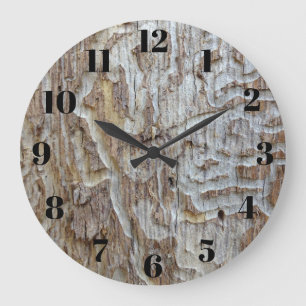 Gedetailleerd hout grote klok