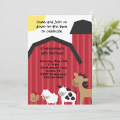 Gedetailleerd over de uitnodigingen tot het Boerde (Staand voorkant)