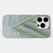 Gedetailleerd palmblad – Botanische close-up kunst Case-Mate iPhone Case (Achterkant (horizontaal))