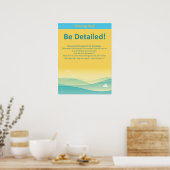 Gedetailleerd! Poster (Keuken)