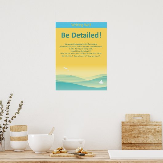 Gedetailleerd! Poster (Keuken)