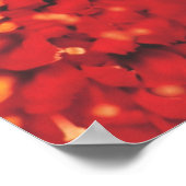 Gedetailleerd rood poster (Hoek)