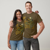 Gedetailleerd Steampunk-ontwerp van de look T-shirt (Unisex)