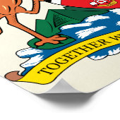 Gedetailleerd wapendepot van Trinidadandtobago Poster (Hoek)