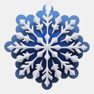 Gedetailleerd wit sneeuwvlokontwerp ornament kaart
